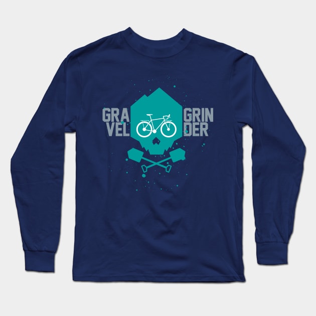 Gravel Grinder Long Sleeve T-Shirt by reigedesign